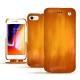 レザーケース Apple iPhone 8 - Orange Patine