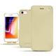 Capa em pele Apple iPhone 8 - Beige PU