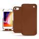 レザーケース Apple iPhone 8 - Marron PU