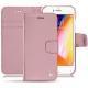 レザーケース Apple iPhone 8 - Rose ( Nappa - Pantone 2365C ) 