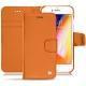 Capa em pele Apple iPhone 8 - Orange ( Nappa - Pantone 1495U ) 