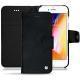 Capa em pele Apple iPhone 8 - Dark vintage ( Roughtcut - Black#5256 ) 