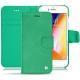 Custodia in pelle Apple iPhone 8 - Menthe vintage ( Pantone 562C ) 