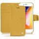 Housse cuir Apple iPhone 8 - Mimosa ( Pantone 141C ) 