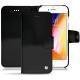 Apple iPhone 8 leather case - Onyx ( Black ) 