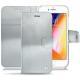 Funda de piel Apple iPhone 8 - Platinium ( Pantone 877C ) 
