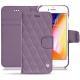 Apple iPhone 8 leather case - Lilas - Couture ( Nappa - Pantone 2645U ) 