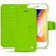 Capa em pele Apple iPhone 8 - Vert fluo