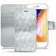 レザーケース Apple iPhone 8 - Platinium - Couture