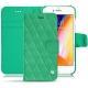 レザーケース Apple iPhone 8 - Menthe vintage - Couture