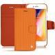 Lederschutzhülle Apple iPhone 8 - Abaca arancio