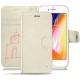 レザーケース Apple iPhone 8 - Blanc escumo