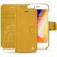 Housse cuir Apple iPhone 8 - Jaune soulèu