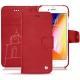 Lederschutzhülle Apple iPhone 8 - Rouge troupelenc