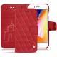 Lederschutzhülle Apple iPhone 8 - Rouge troupelenc - Couture