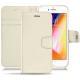 Housse cuir Apple iPhone 8 - Blanc PU