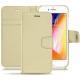 Lederschutzhülle Apple iPhone 8 - Beige PU