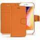 レザーケース Apple iPhone 8 - Orange PU