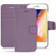 Apple iPhone 8 leather case - Lilas PU