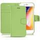 Apple iPhone 8 leather case - Vert olive PU