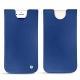 Apple iPhone 8 leather pouch - Bleu océan ( Nappa - Pantone 293C ) 