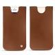 Apple iPhone 8 leather pouch - Marron ( Nappa - Pantone 1615C ) 