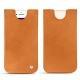 Pochette cuir Apple iPhone 8 - Mandarine vintage ( Pantone 165C ) 