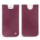 レザーケース Apple iPhone 8 - Prune vintage ( Pantone 512C ) 