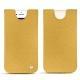Apple iPhone 8 leather pouch - Mimosa ( Pantone 141C ) 