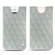 Capa em pele Apple iPhone 8 - Gris - Couture ( Nappa - Pantone W428C ) 