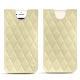 レザーケース Apple iPhone 8 - Beige - Couture ( Nappa - Pantone 7502C ) 