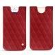 Funda de piel Apple iPhone 8 - Rouge - Couture ( Nappa - Pantone 199C ) 