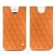 Lederschutzhülle Apple iPhone 8 - Orange - Couture ( Nappa - Pantone 1495U ) 