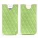 Apple iPhone 8 leather pouch - Vert olive - Couture ( Nappa - Pantone 578U ) 