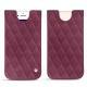 Custodia in pelle Apple iPhone 8 - Prune vintage - Couture