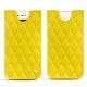 Funda de piel Apple iPhone 8 - Jaune fluo - Couture