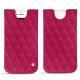 レザーケース Apple iPhone 8 - Rose fluo - Couture