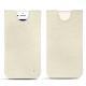 Apple iPhone 8 leather pouch - Blanc escumo