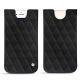 Custodia in pelle Apple iPhone 8 - Negre poudro - Couture