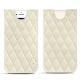 Capa em pele Apple iPhone 8 - Blanc escumo - Couture