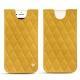 Lederschutzhülle Apple iPhone 8 - Jaune soulèu - Couture