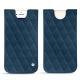 Funda de piel Apple iPhone 8 - Blu mediterran - Couture