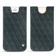 Capa em pele Apple iPhone 8 - Blu marino - Couture