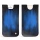 Apple iPhone 8 leather pouch - Bleu Patine