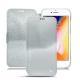 レザーケース Apple iPhone 8 - Platinium ( Pantone 877C ) 