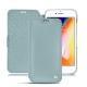 Apple iPhone 8 leather case - Bleu ciel ( Nappa - Pantone 277C ) 