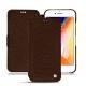 Housse cuir Apple iPhone 8 - Châtaigne ( Pantone 476C ) 