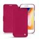 Apple iPhone 8 leather case - Rose fluo