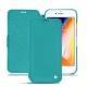 レザーケース Apple iPhone 8 - Bleu fluo