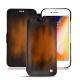 Apple iPhone 8 leather case - Marron Patine
